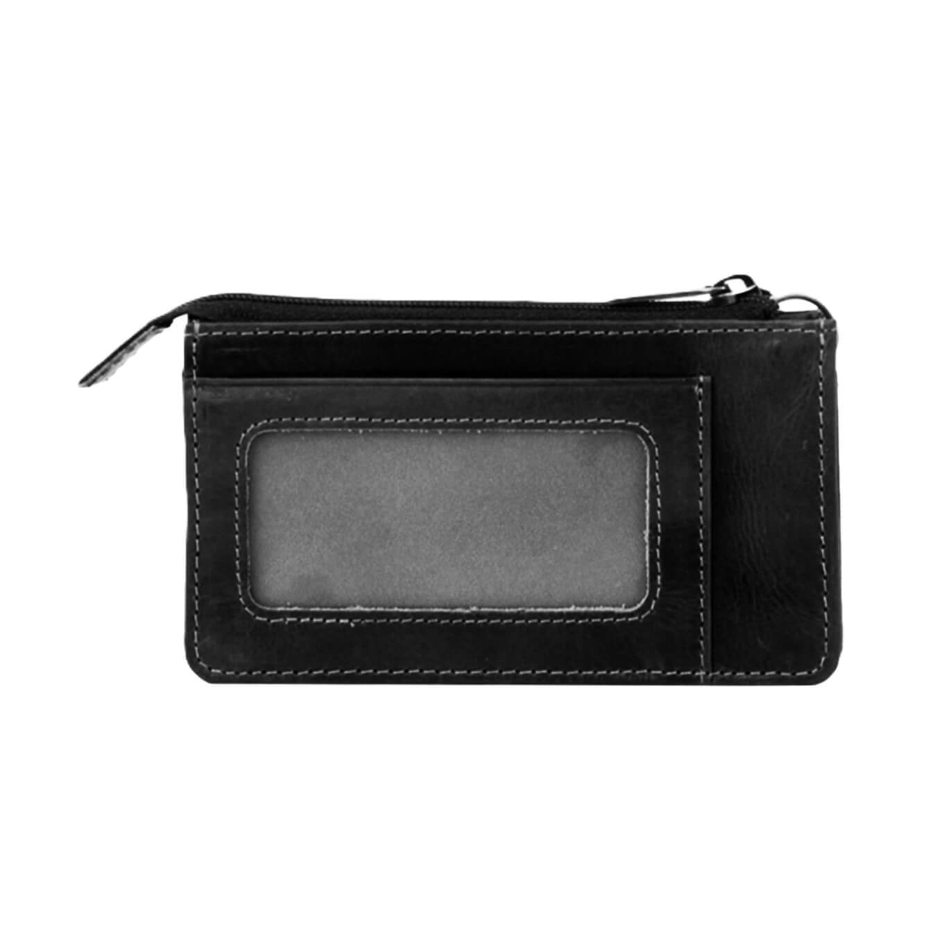 Pierre Cardin PC2277 Italian Leather Coin-Key Purse/Black