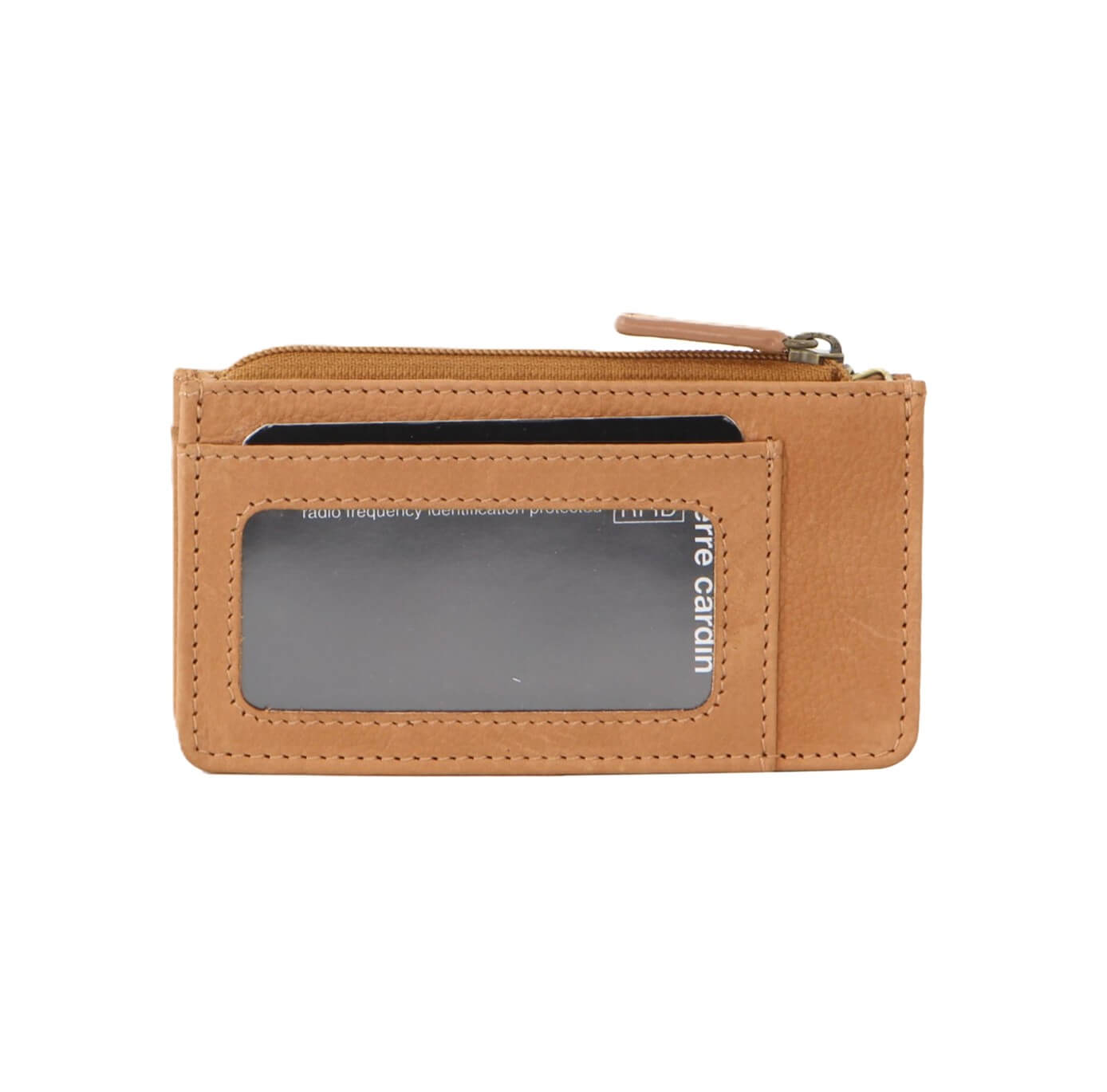 Pierre Cardin PC2277 Italian Leather Coin-Key Purse/Tan