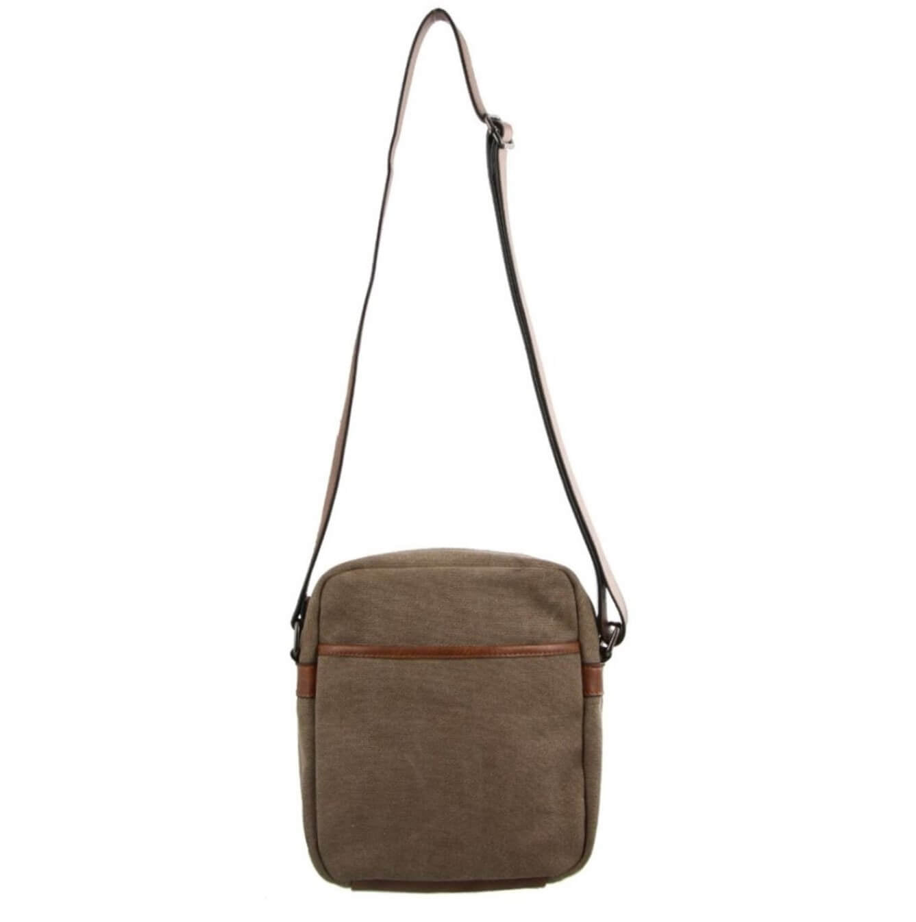 Pierre Cardin PC2580 Canvas Cross Body Bag/Brown