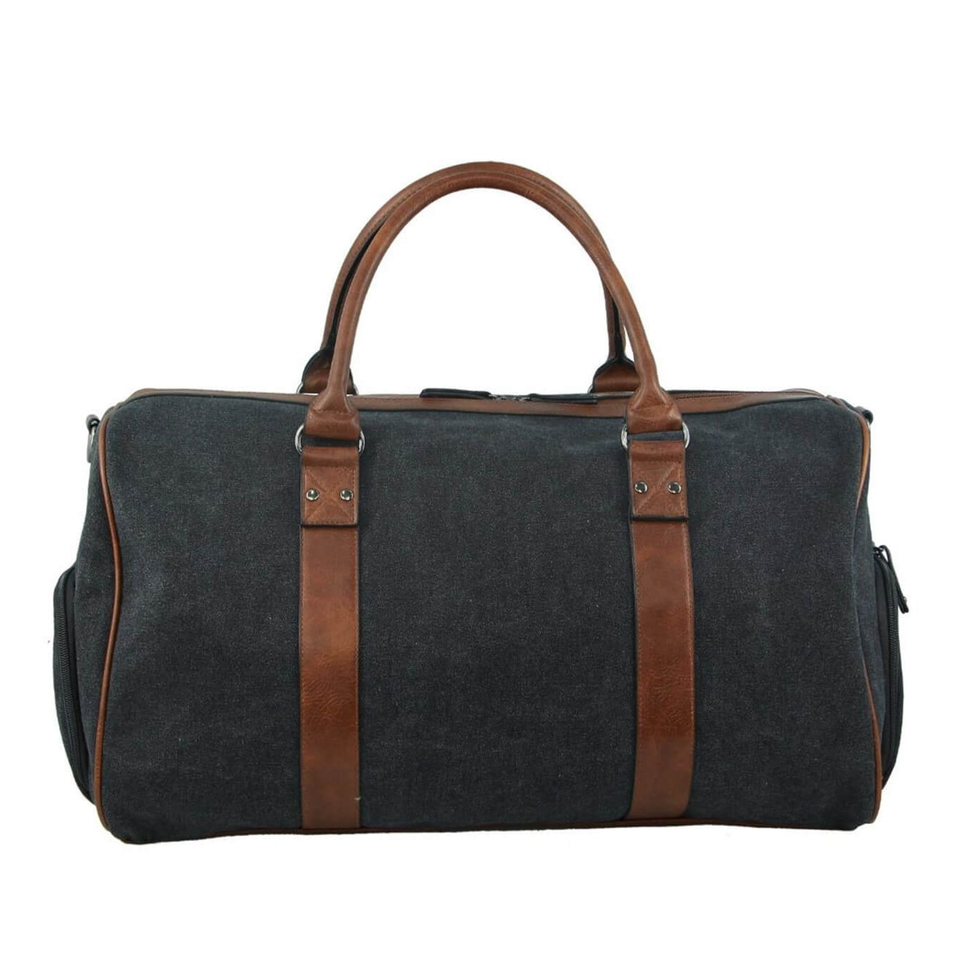 Pierre Cardin PC2581 Canvas Overnight Duffle Bag/Black