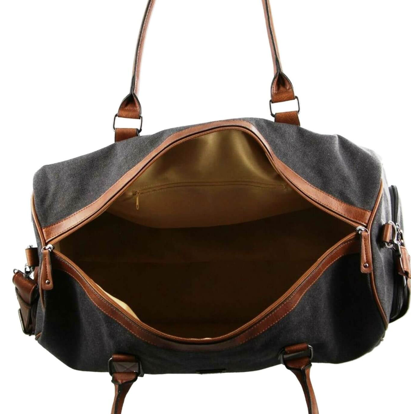 Pierre Cardin PC2581 Canvas Overnight Duffle Bag/Black