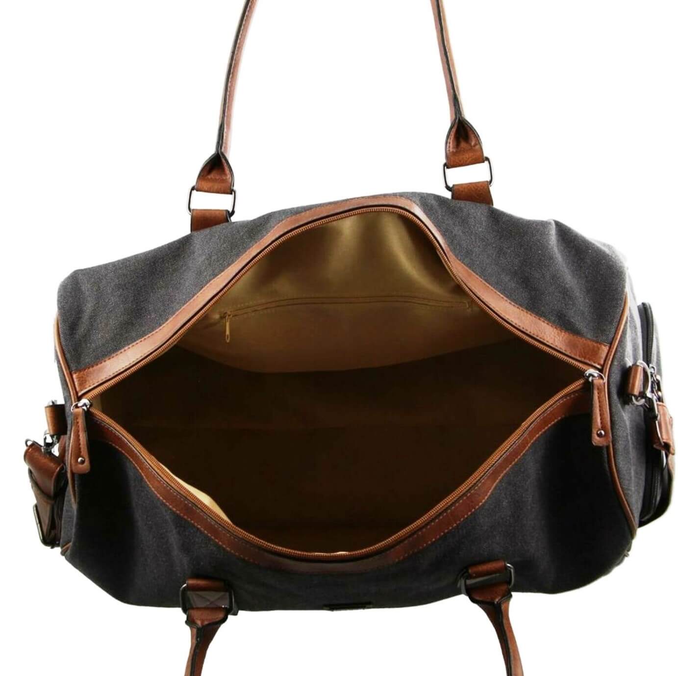 Pierre Cardin PC2581 Canvas Overnight Duffle Bag/Black