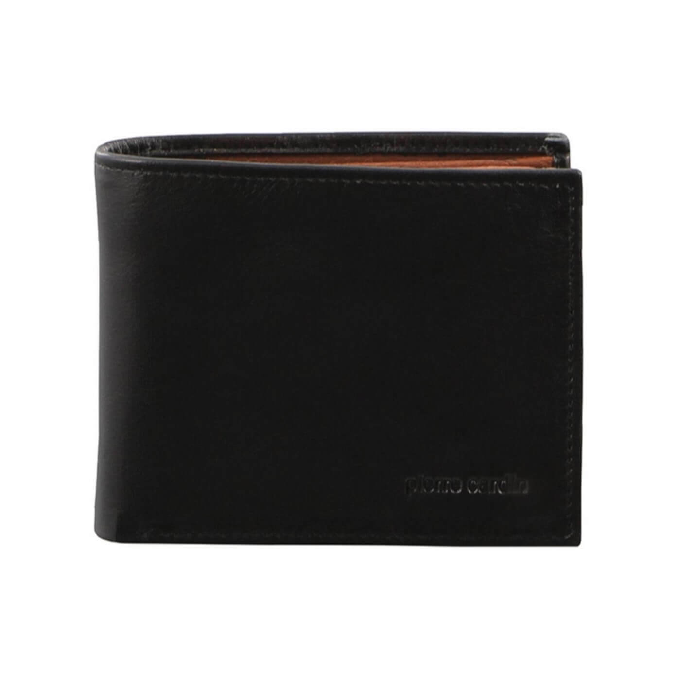 Pierre Cardin PC2630 Italian Leather Two Tone Bi-Fold Wallet/Black-Cognac