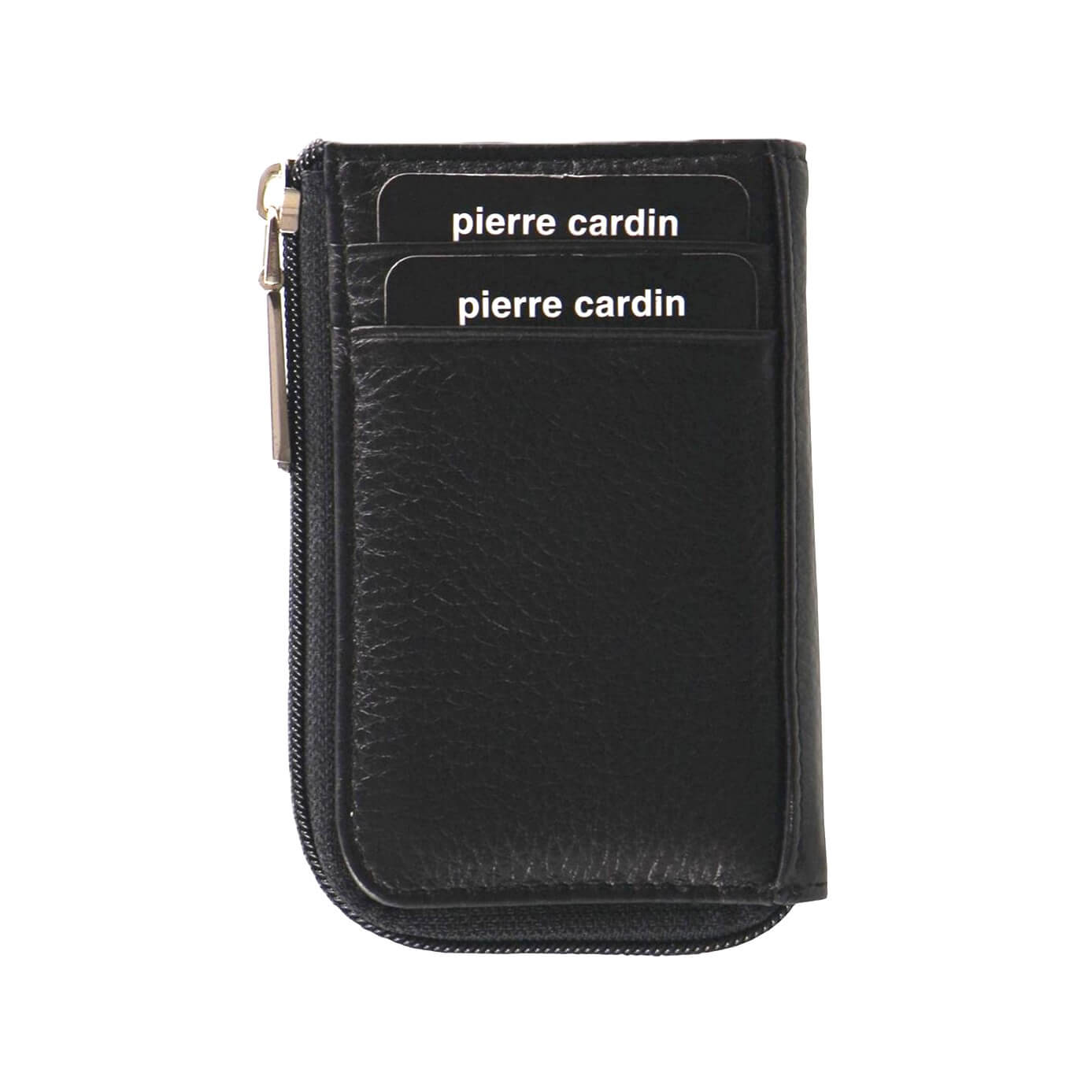 Pierre Cardin PC2756 Italian Leather Key + Card Holder/Black