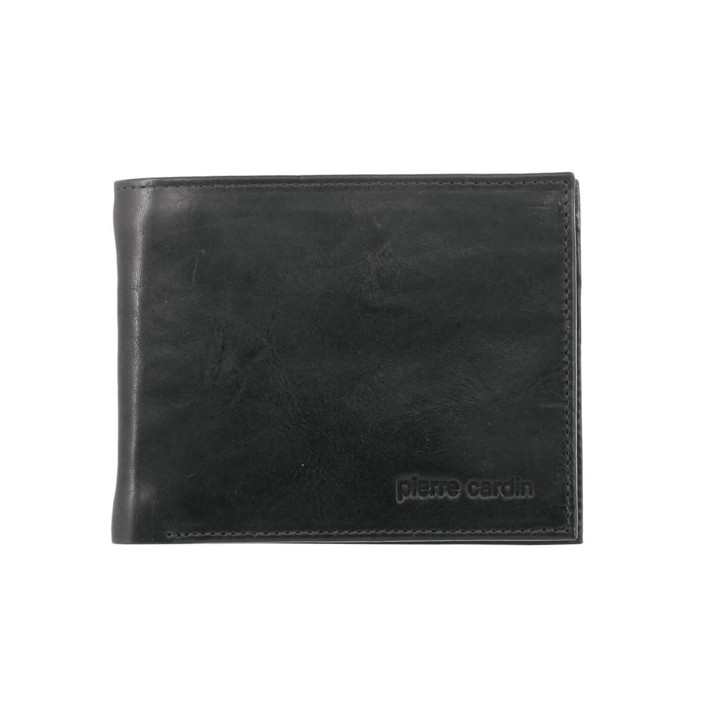 Pierre Cardin PC2812 Rustic Leather Bi-Fold Mens Wallet/Black