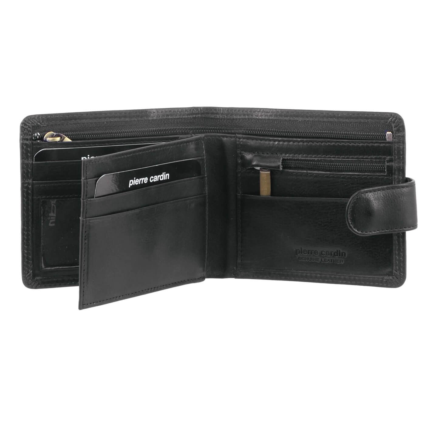 Pierre Cardin PC2813 Rustic Leather Mens Wallet/Black