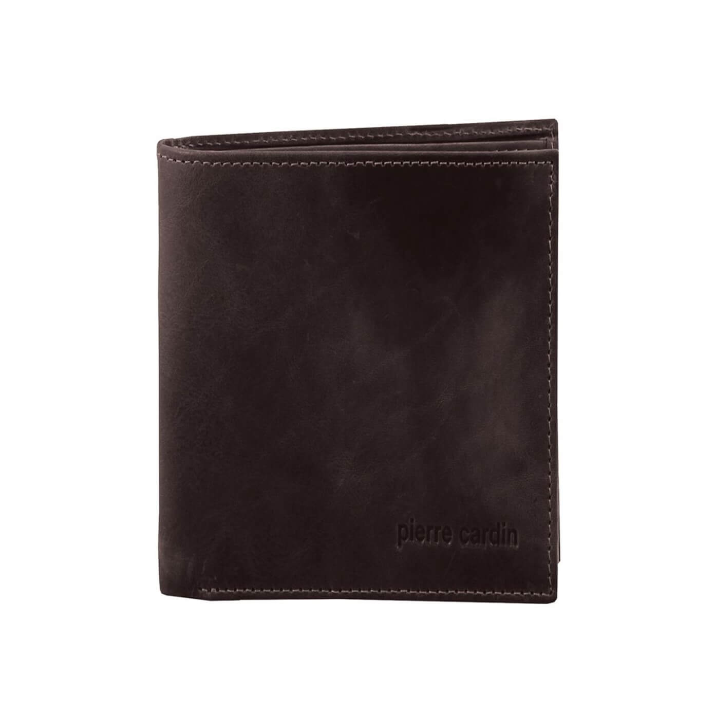 Pierre Cardin PC2817 Rustic Leather Tri-fold Mens Wallet/Brown