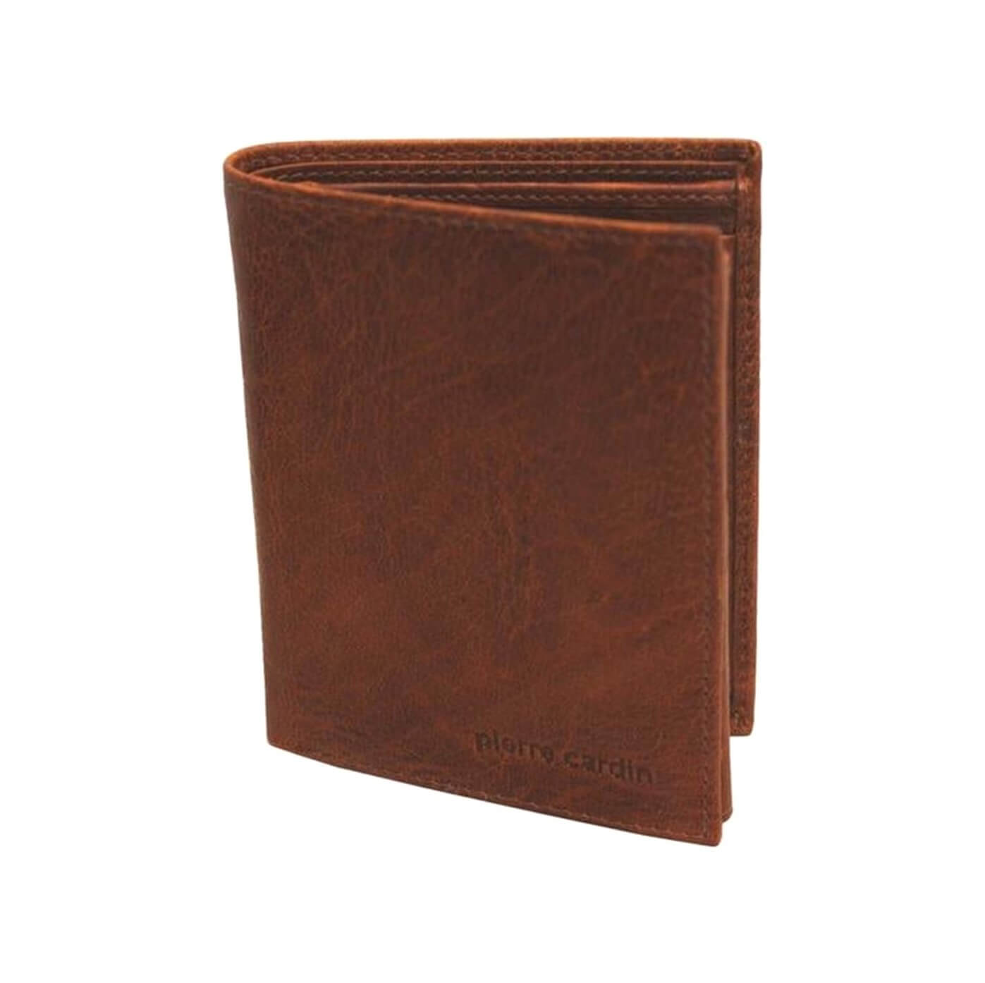 Pierre Cardin PC2817 Rustic Leather Tri-fold Mens Wallet/Chestnut