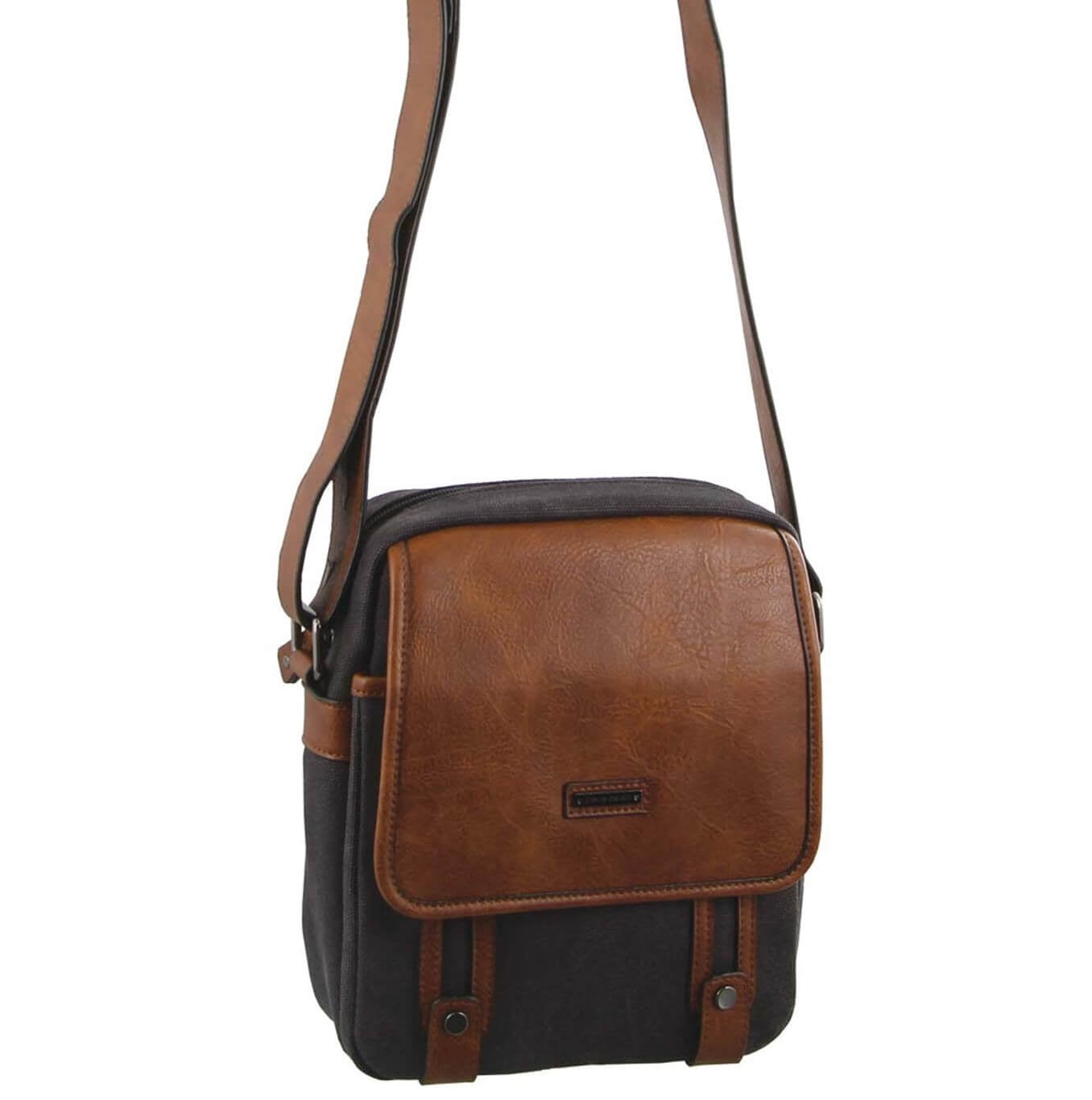 Pierre Cardin PC2580 Canvas Cross Body Bag/Black