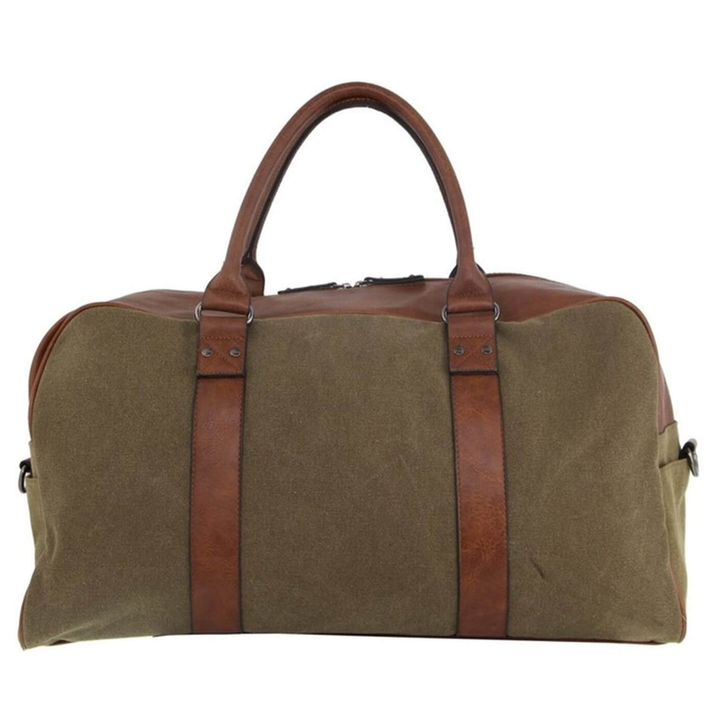 Pierre Cardin PC2887 Canvas Overnight Duffle Bag/Brown
