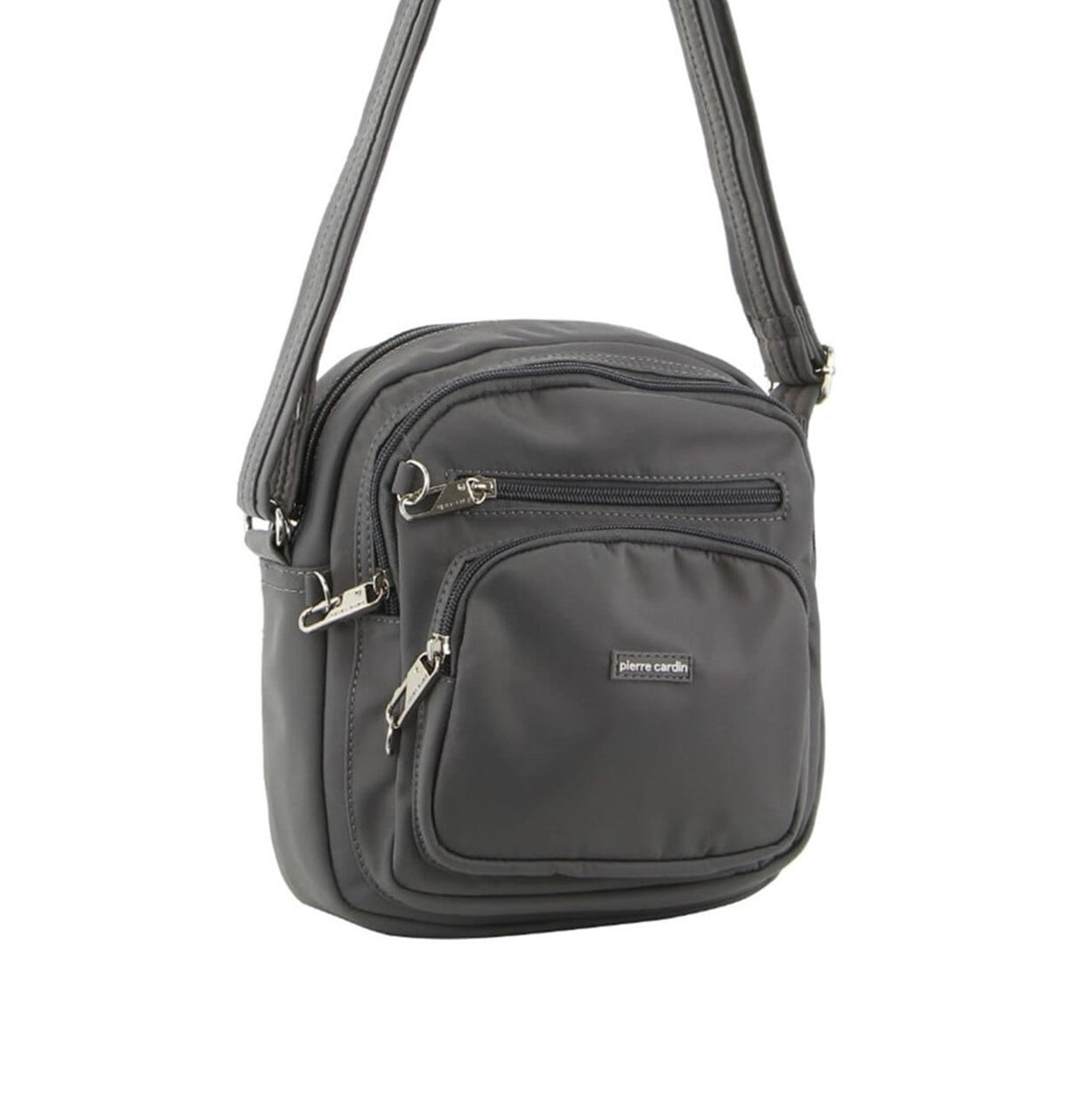 Pierre Cardin PC2890 Anti-Theft Nylon Cross Body Bag/Grey