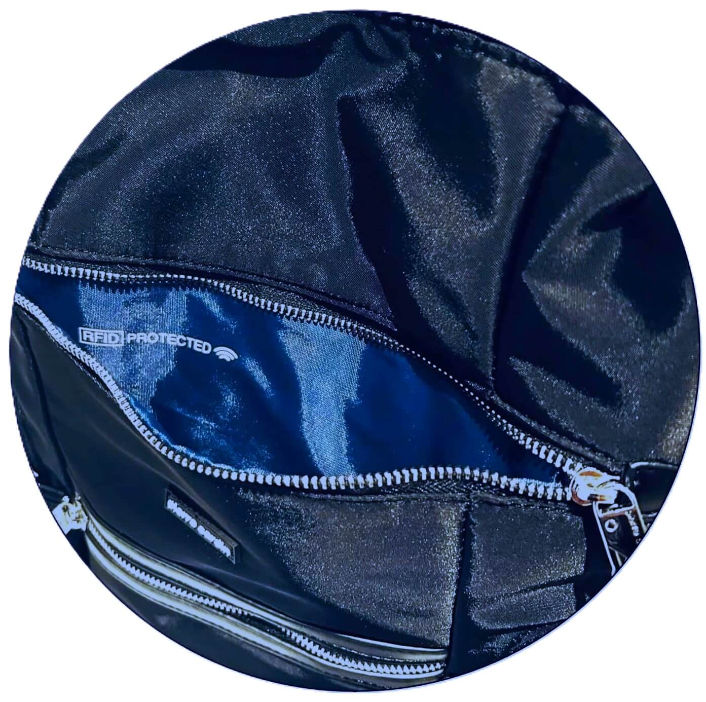 Pierre Cardin PC2891 Nylon Anti-Theft-RFID Backpack/Navy