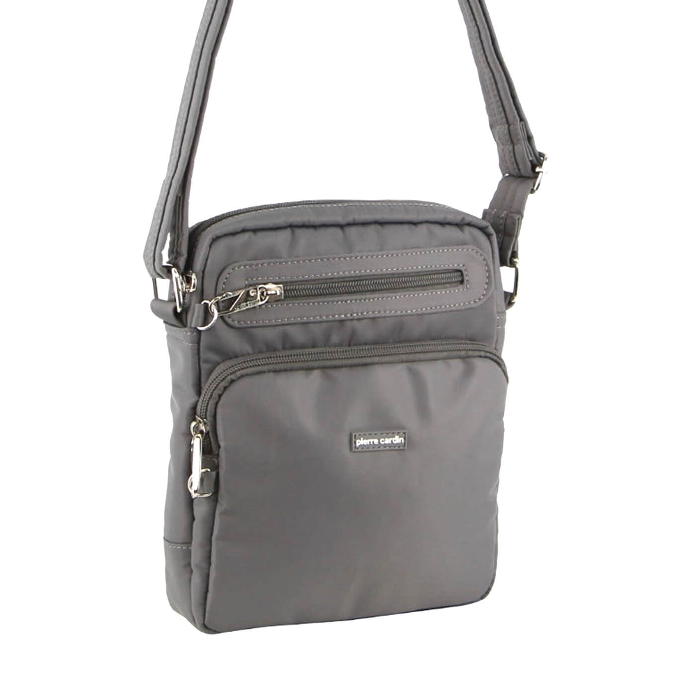 Pierre Cardin PC3265 Nylon Anti-Theft Cross Body-bag/Grey