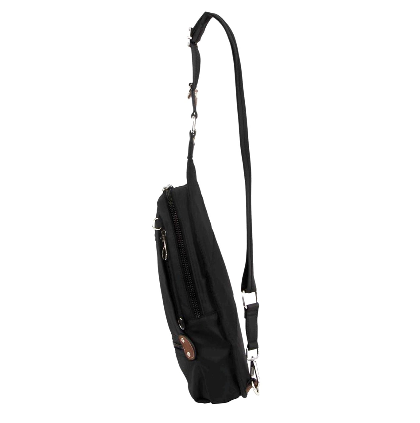 Pierre Cardin PC3270 Nylon Anti-Theft Cross Body Bag/Black