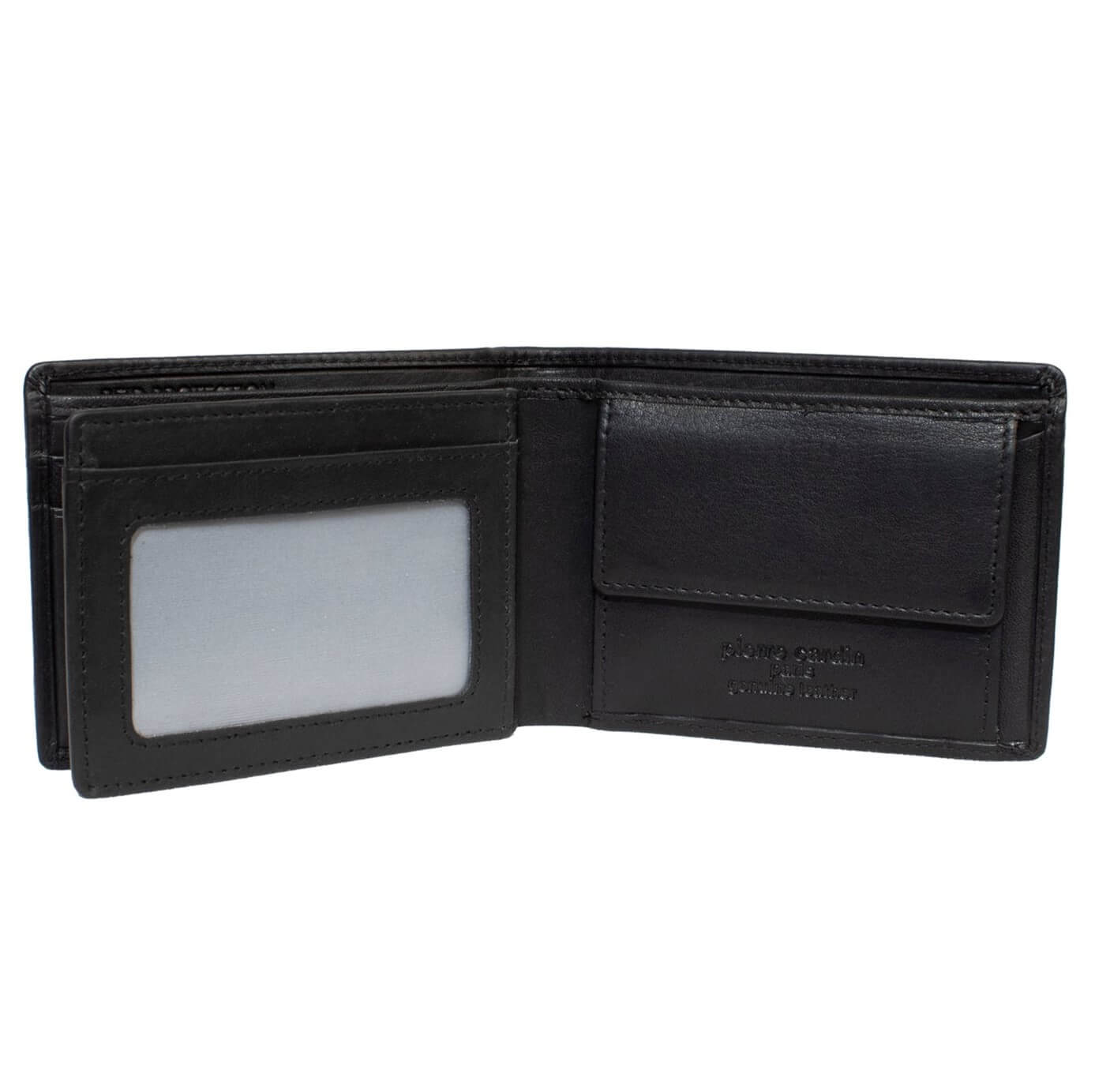 Pierre Cardin PC3309 Rustic Leather Mens Bi-Fold Wallet/Black
