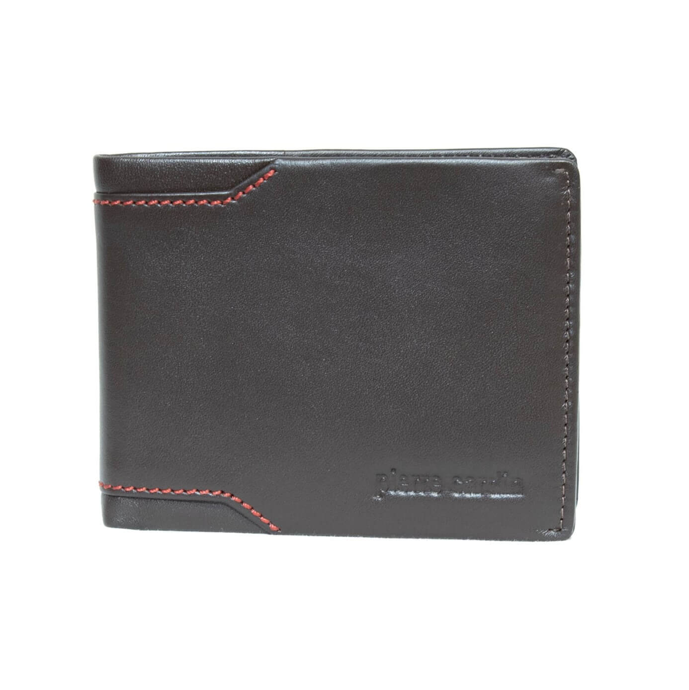 Pierre Cardin PC3398 Soft Italian Leather Mens Tri-Fold Wallet/Brown