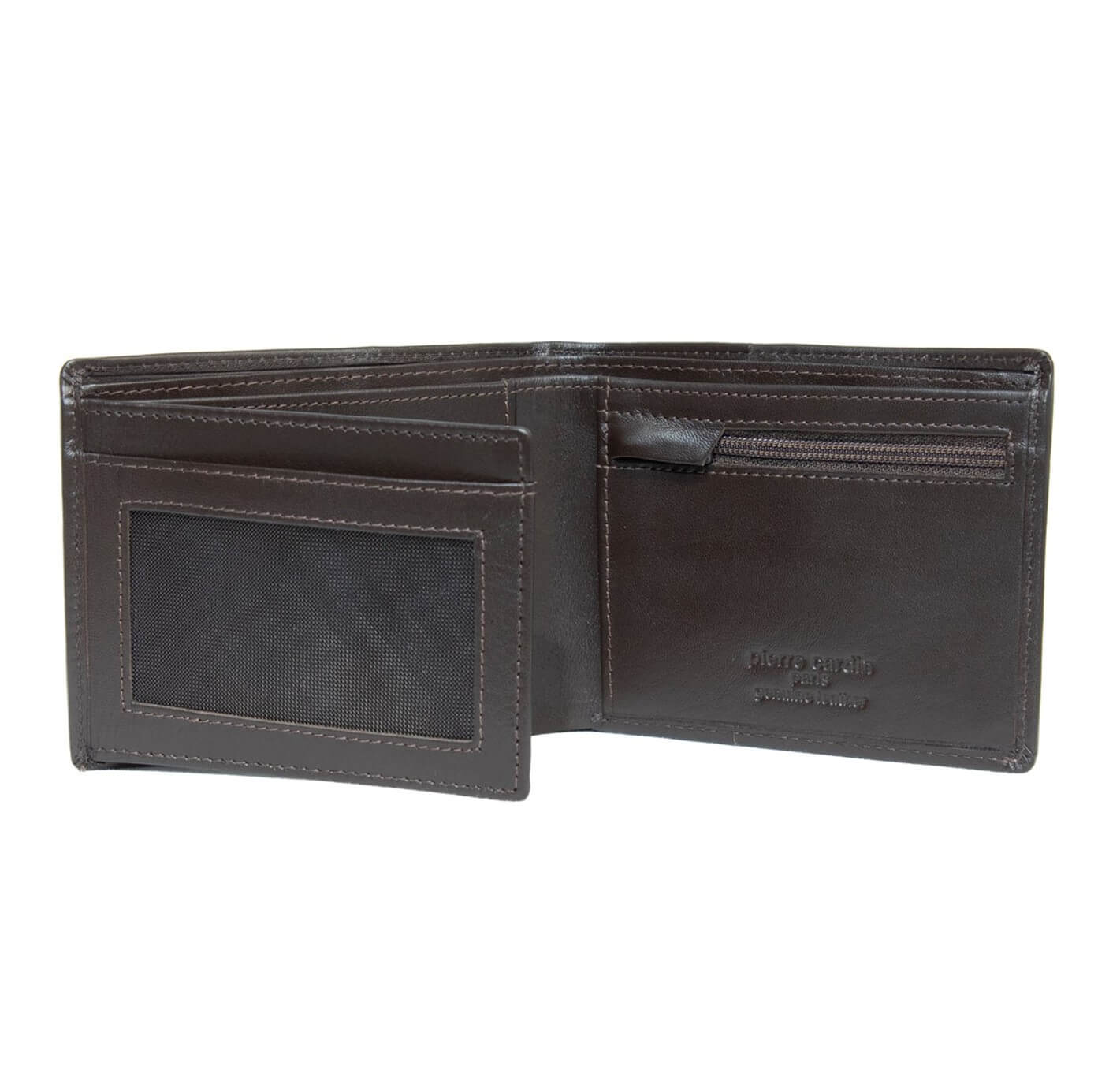 Pierre Cardin PC3398 Soft Italian Leather Mens Tri-Fold Wallet/Brown