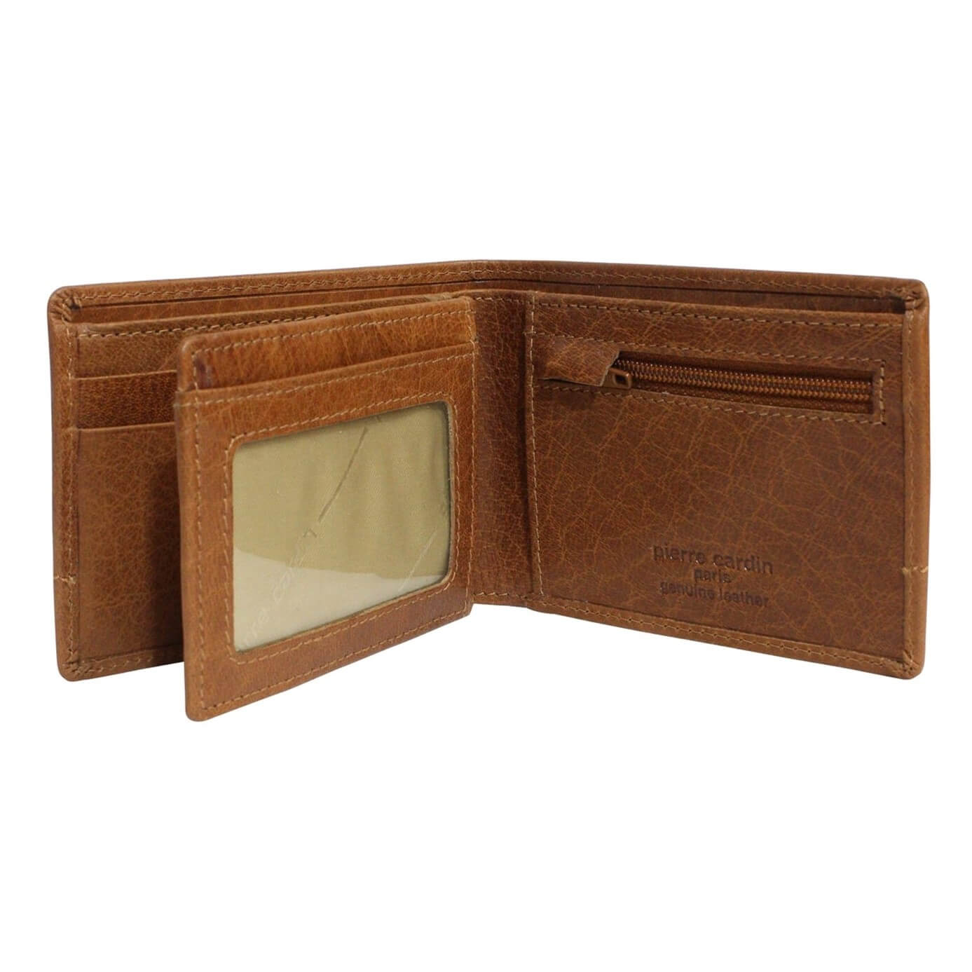 Pierre Cardin PC3598 Mens Leather Bi-fold Wallet/Tan
