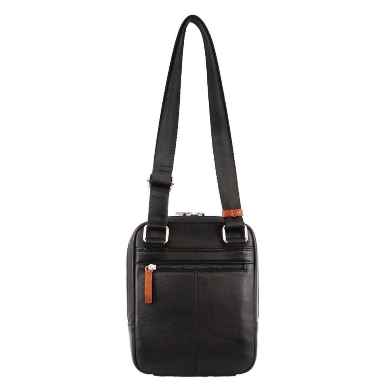 Pierre Cardin PC3602 Italian Leather Cross Body Bag/Black