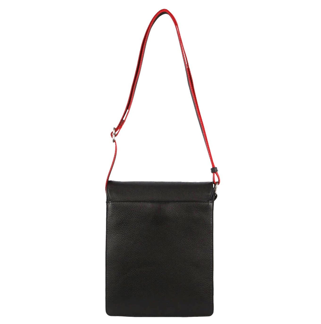 Pierre Cardin PC3699 Leather Flap-Over Cross Body Bag/Black