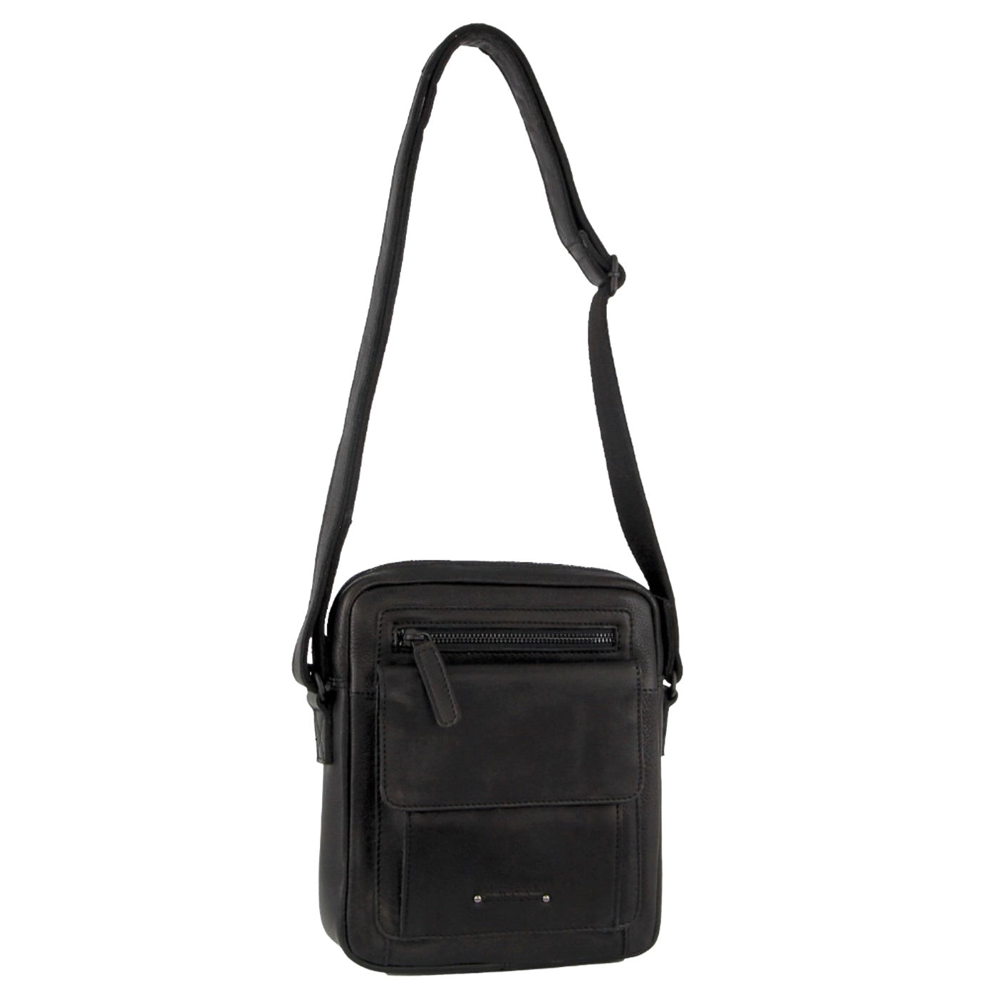 Pierre Cardin PC3752 Multi Compartment Cross-Body Bag/Black