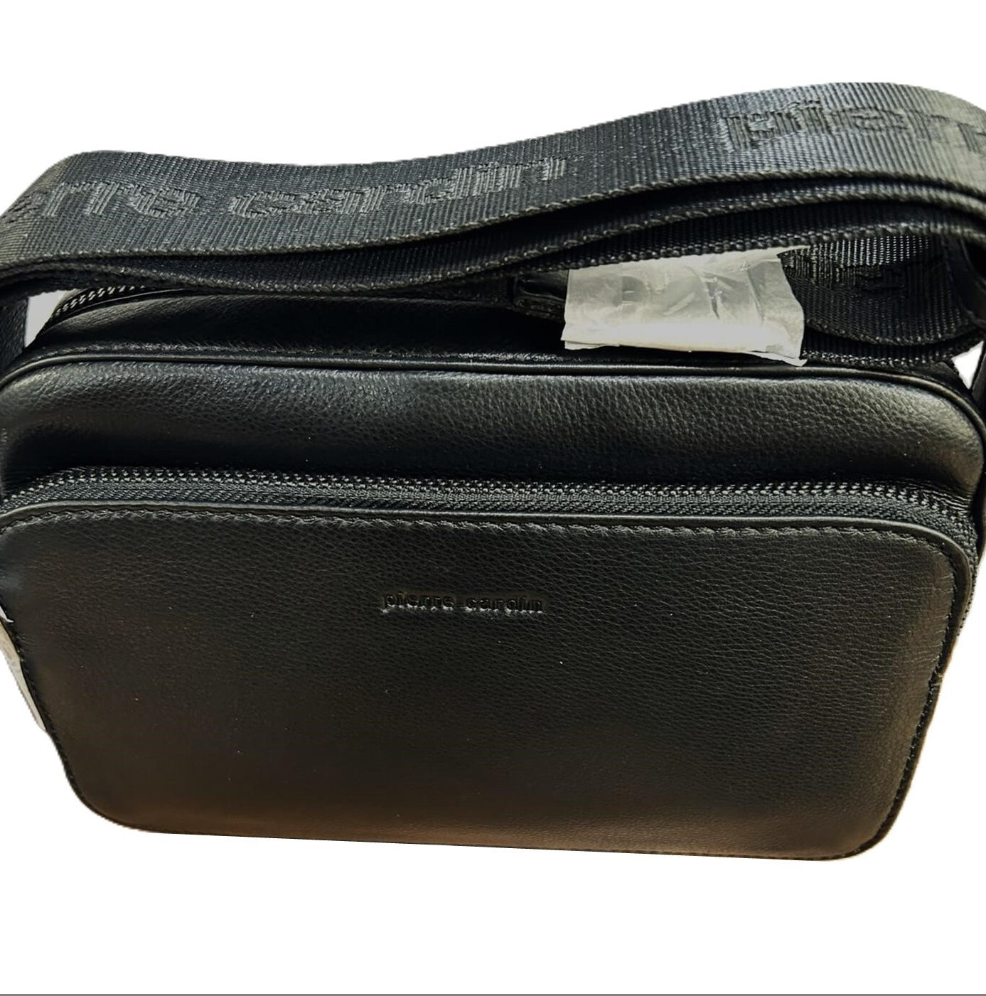 Pierre Cardin PC3816 Mens Italian Leather Cross Body Bag/Black