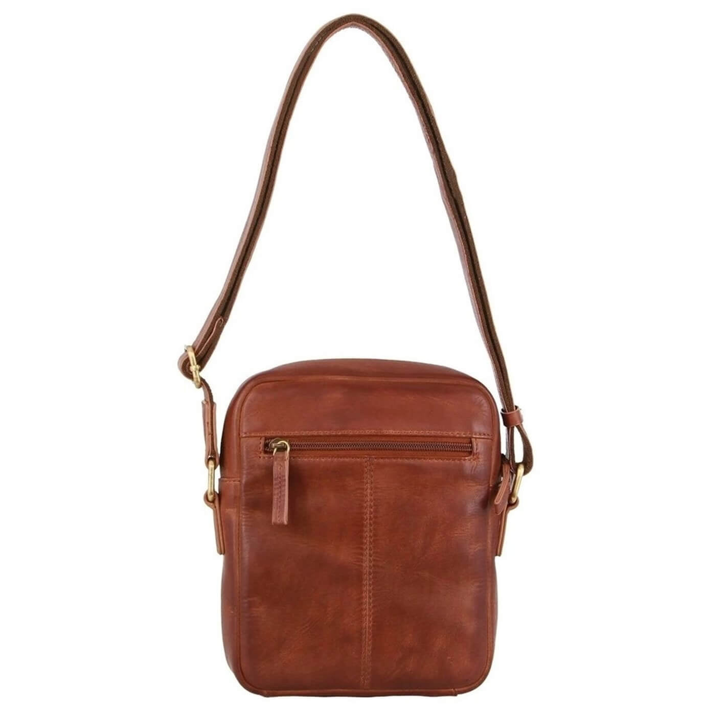 Pierre Cardin PC3829 Italian Leather Cross Body Bag/Cognac