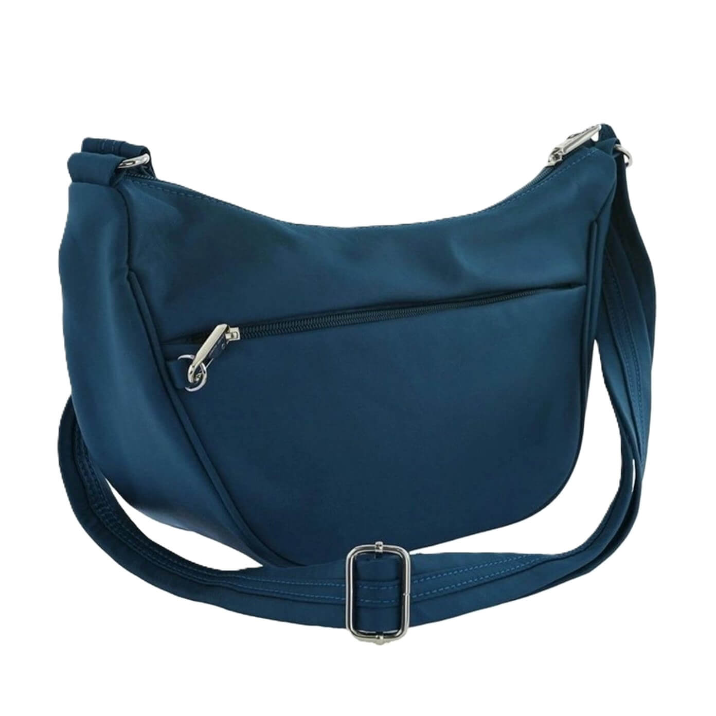 Pierre Cardin Ladies Nylon Anti-Theft-RFID Cross Body Bag in Turquoise