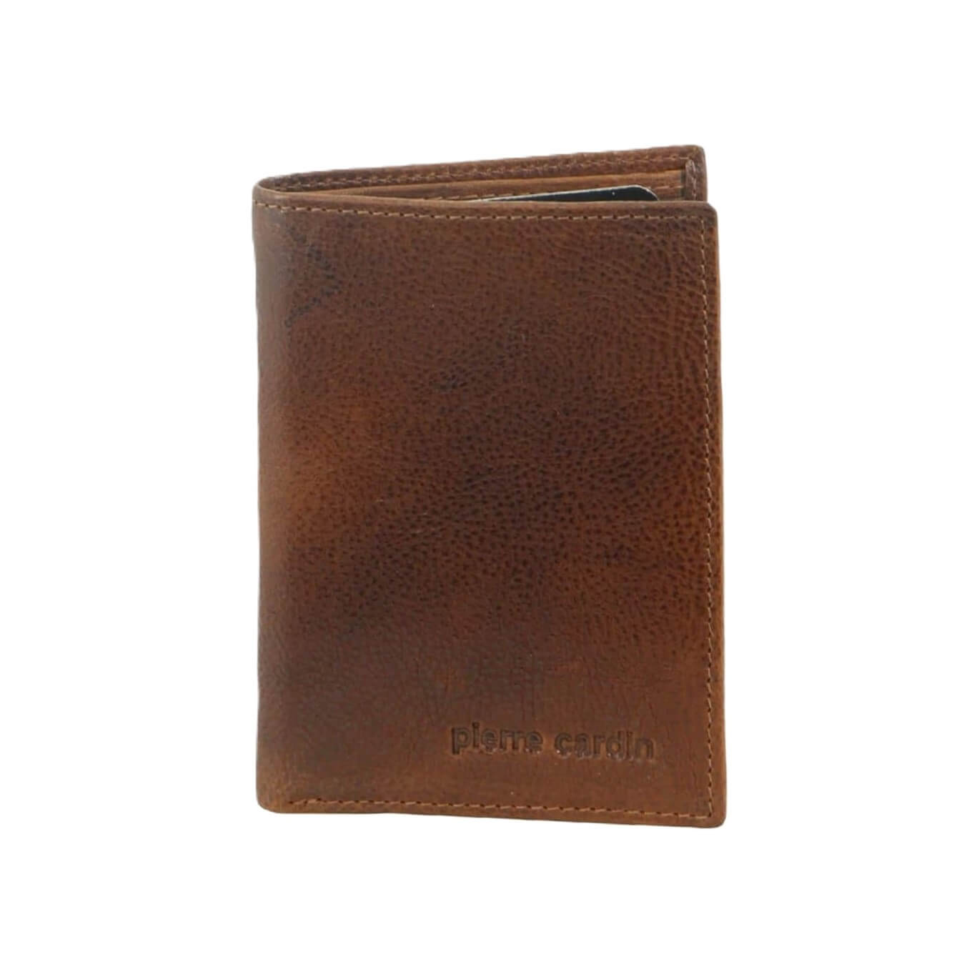 Pierre Cardin Men’s Italian Leather Credit Card Holder in Cognac