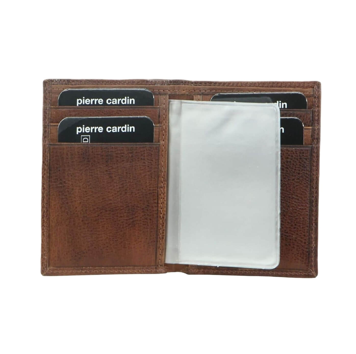 Pierre Cardin Men’s Italian Leather Credit Card Holder in Cognac