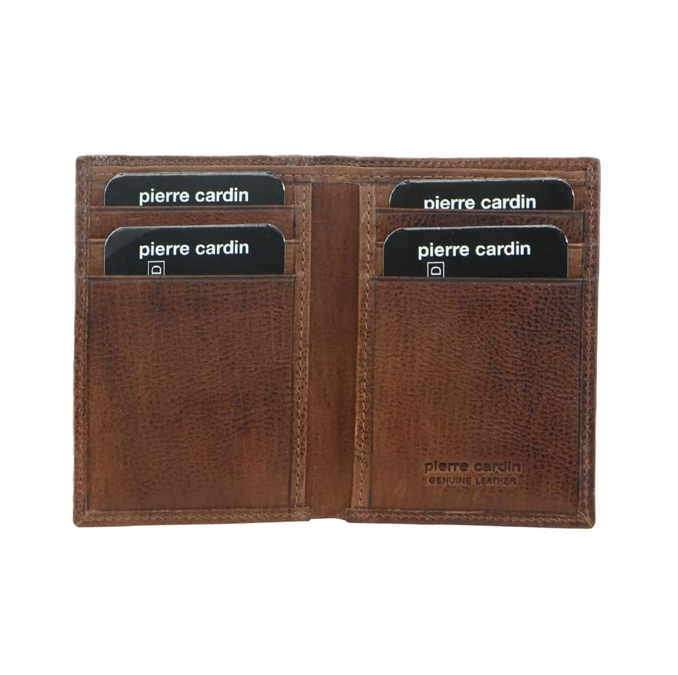 Pierre Cardin Men’s Italian Leather Credit Card Holder in Cognac