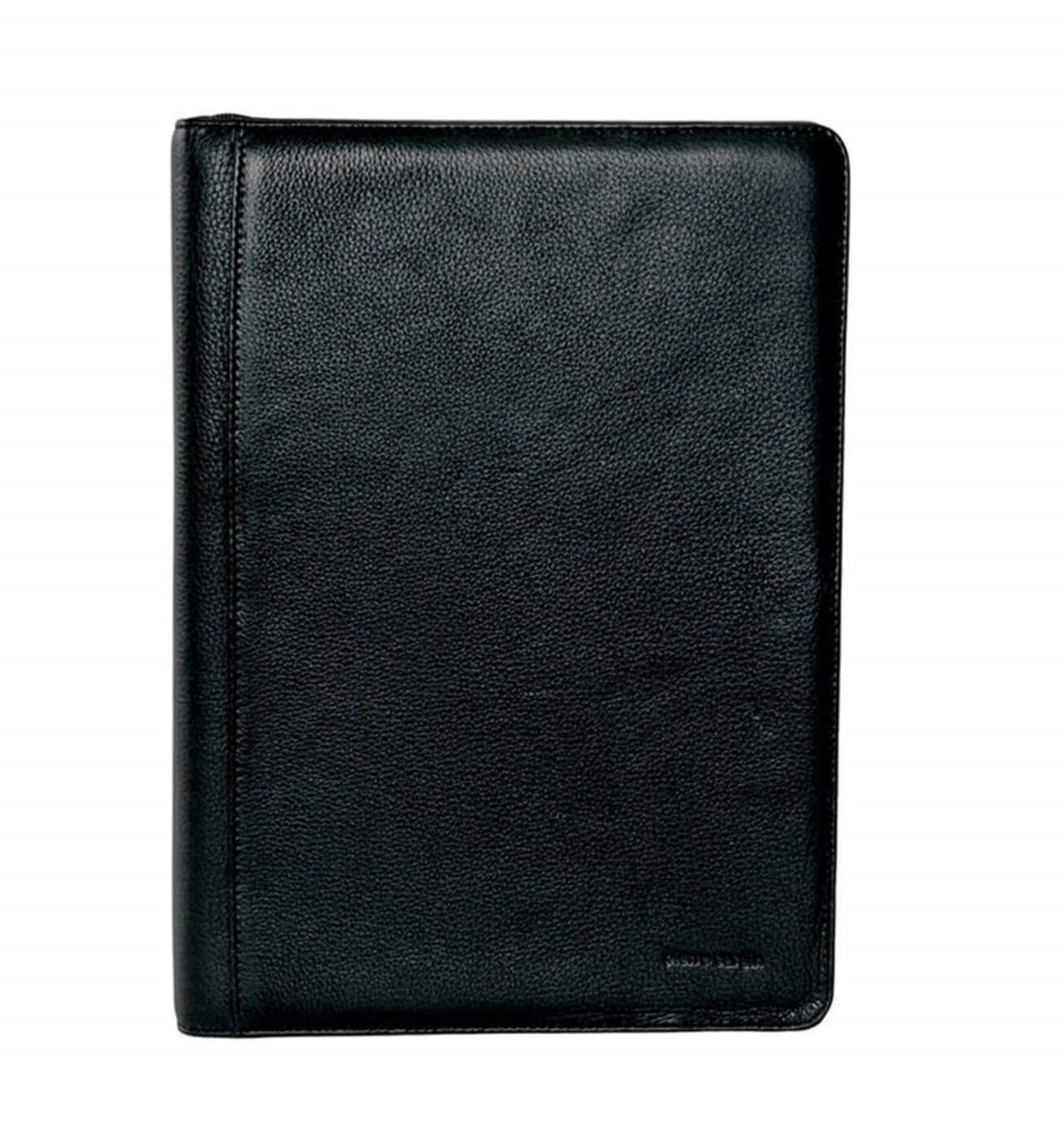 Pierre Cardin PC8872 Italian Leather A4 Business Folio/Black