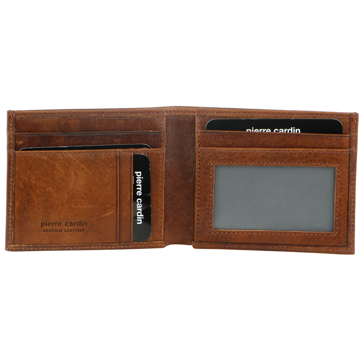 Pierre Cardin PC8873 Mens Italian Bi-fold Leather Wallet/Cognac