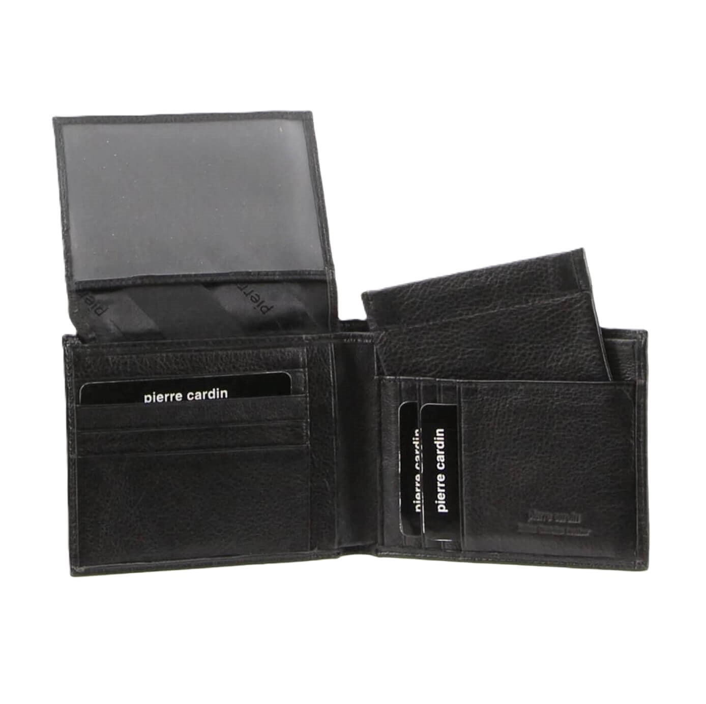 Pierre Cardin Italian Leather Men’s RFID Bi-fold Wallet in Black