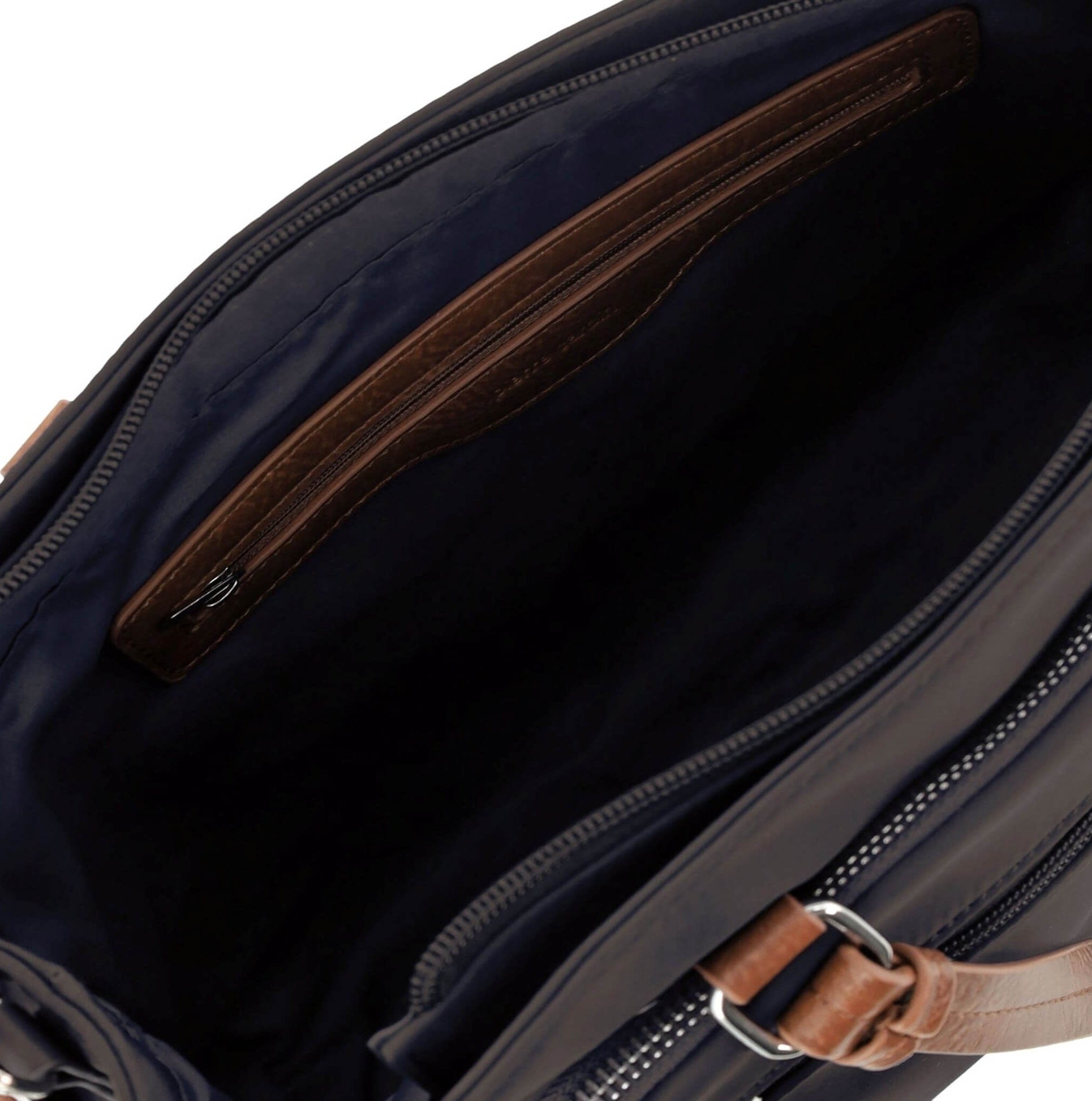 Pierre Cardin RFID Anti-Theft Nylon Mini Tote/Crossbody Bag In Black