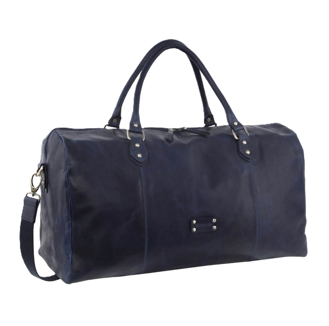 Pierre Cardin Men's Travel and Toiletry Leather Bags in Midnight