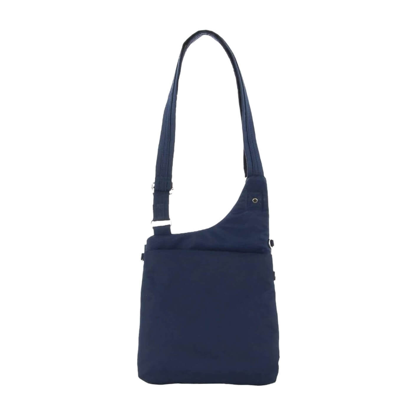 Pierre Cardin Ladies Anti-Theft-RFID Nylon Crossbody Bag in Navy