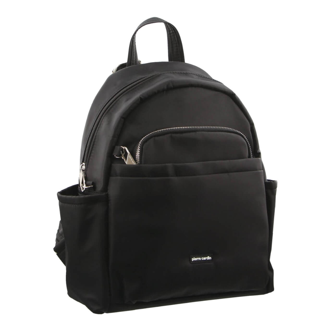 Pierre Cardin PC2418 Nylon Backpack with Anti-Theft Features/Black