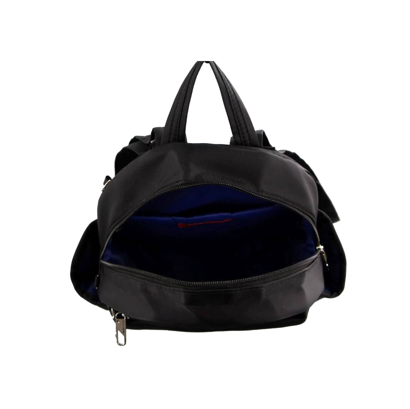 Pierre Cardin Nylon Backpack RFID Anti-Theft Features in Black