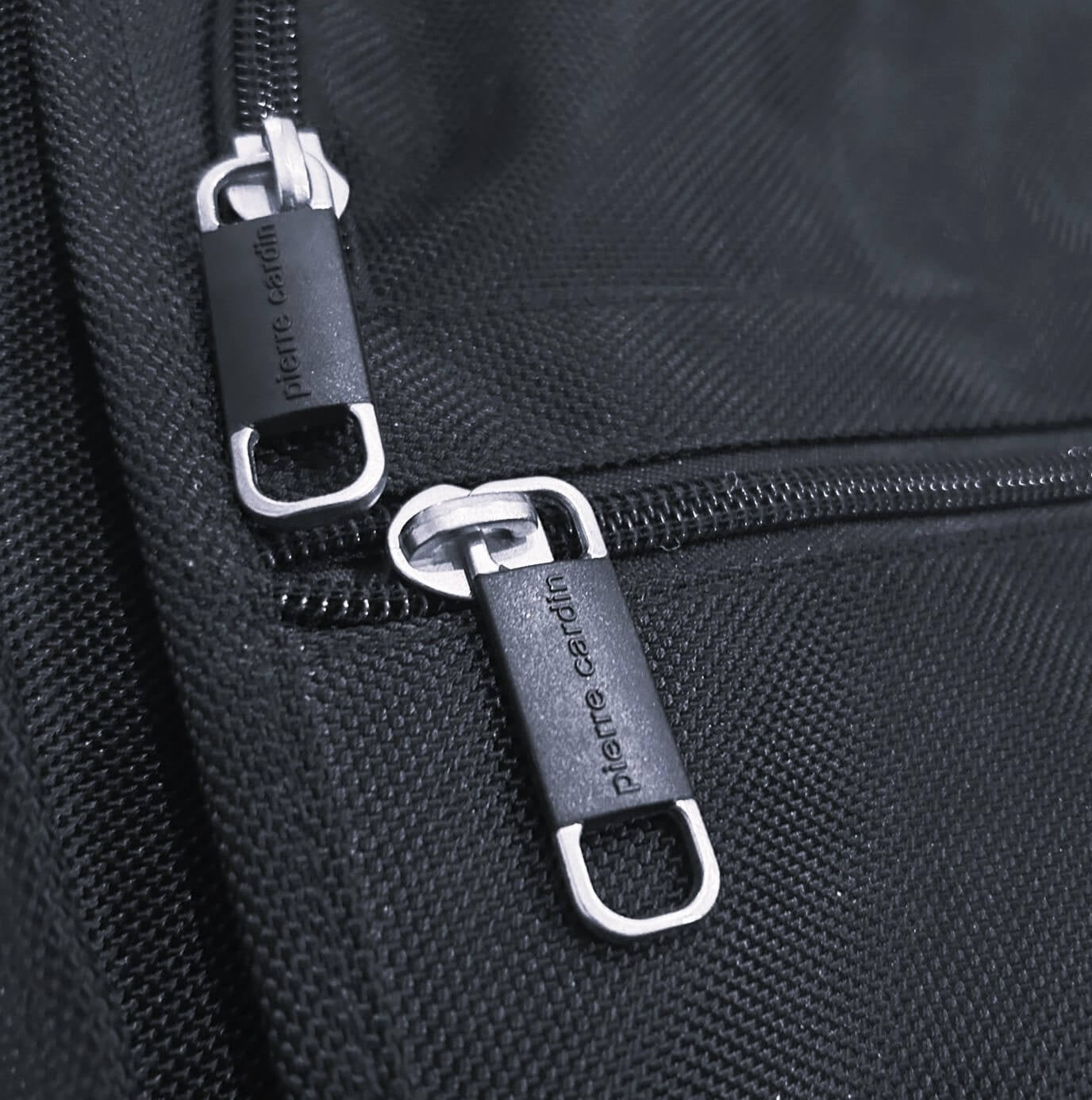 Pierre Cardin Ballistic Nylon Laptop Bag in Black