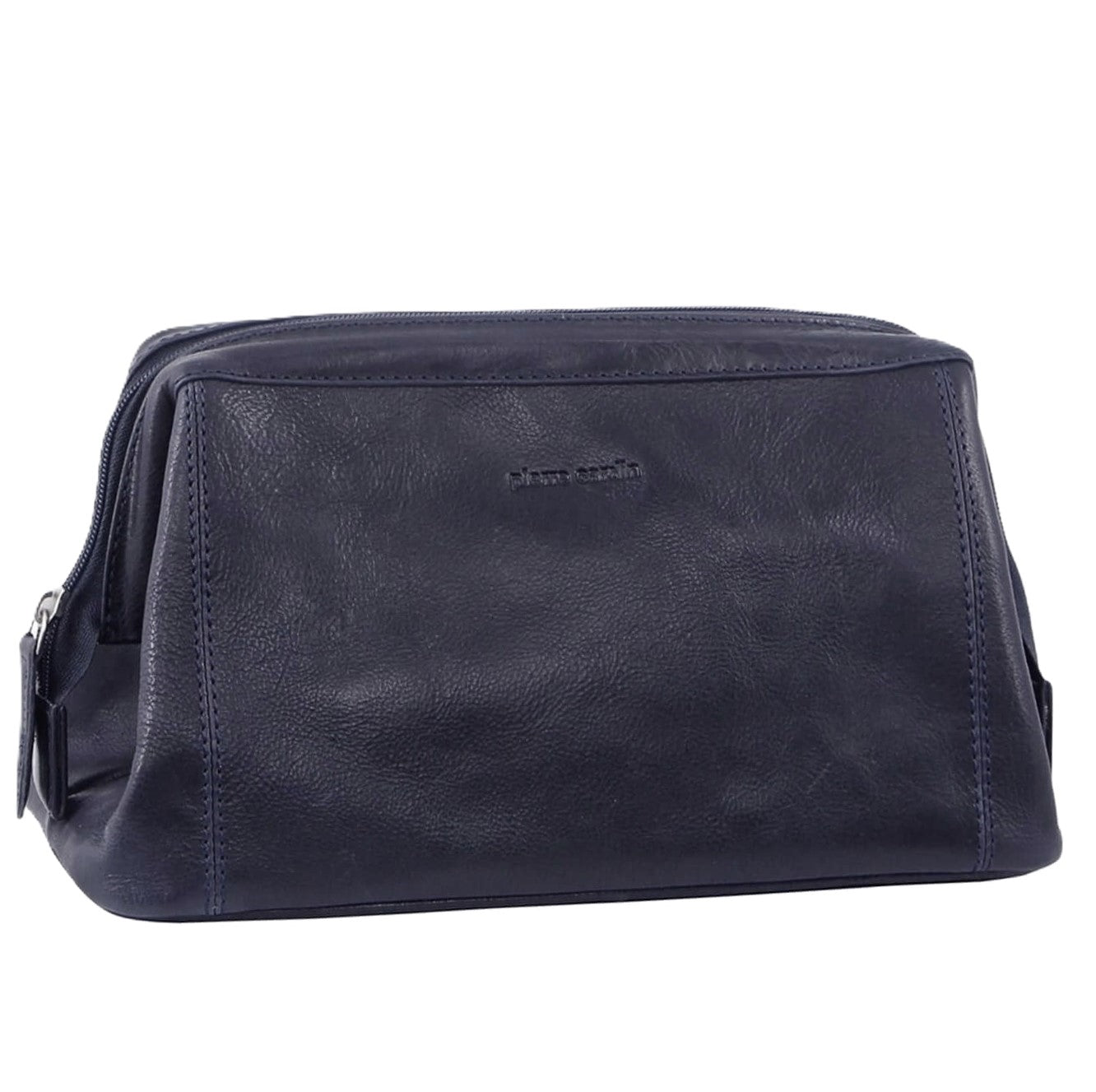 Pierre Cardin Men's Travel and Toiletry Leather Bags in Midnight