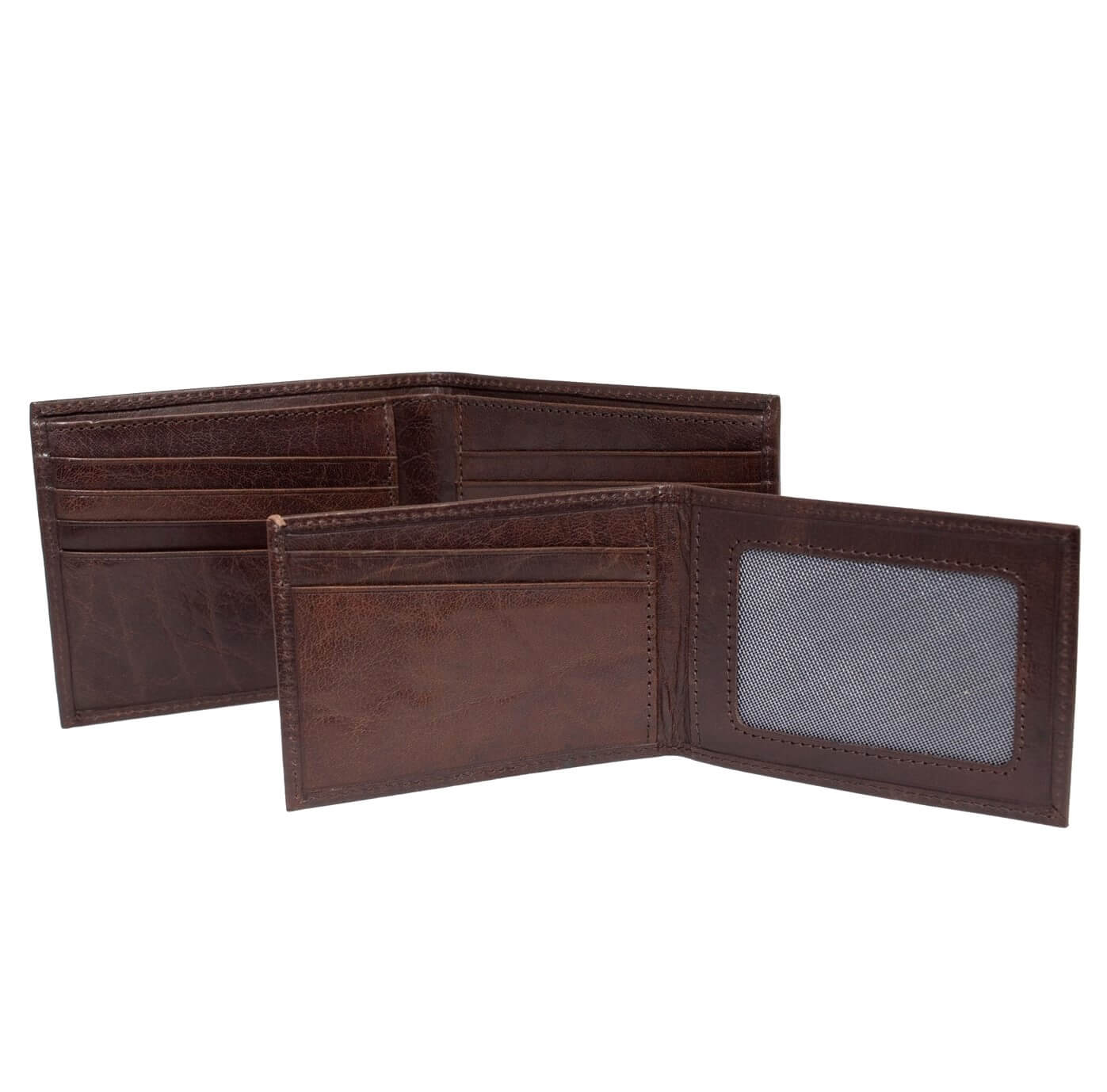 Pierre Cardin PC2819 Rustic Leather Bi-Fold Wallet/Brown