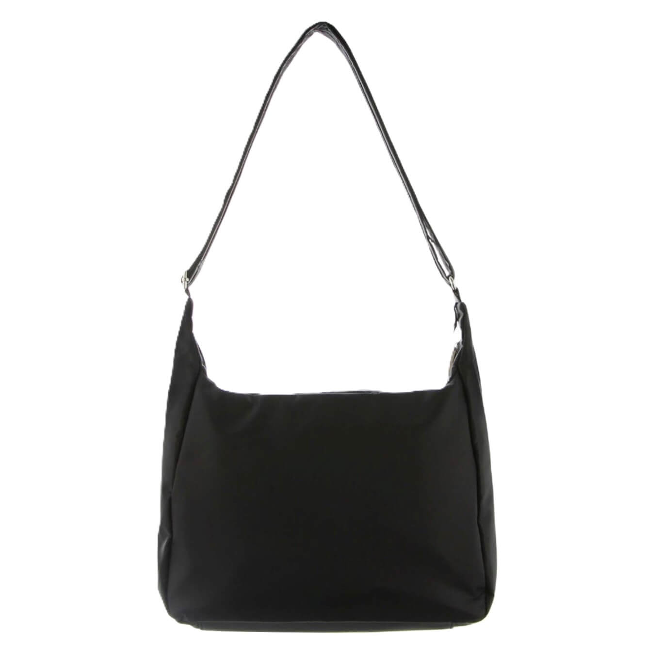Pierre Cardin Ladies Nylon Anti-Theft RFID Crossbody Bag in Black