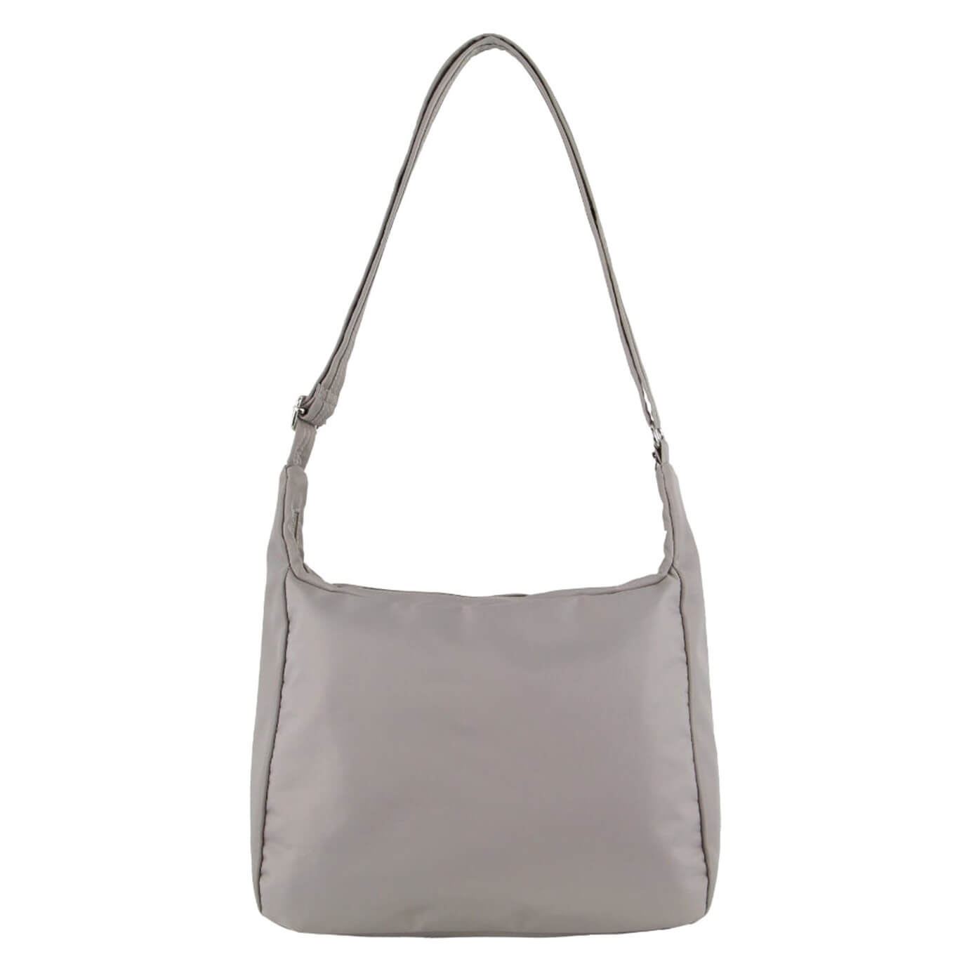 Pierre Cardin Ladies Nylon Anti-Theft RFID Crossbody Bag in Taupe