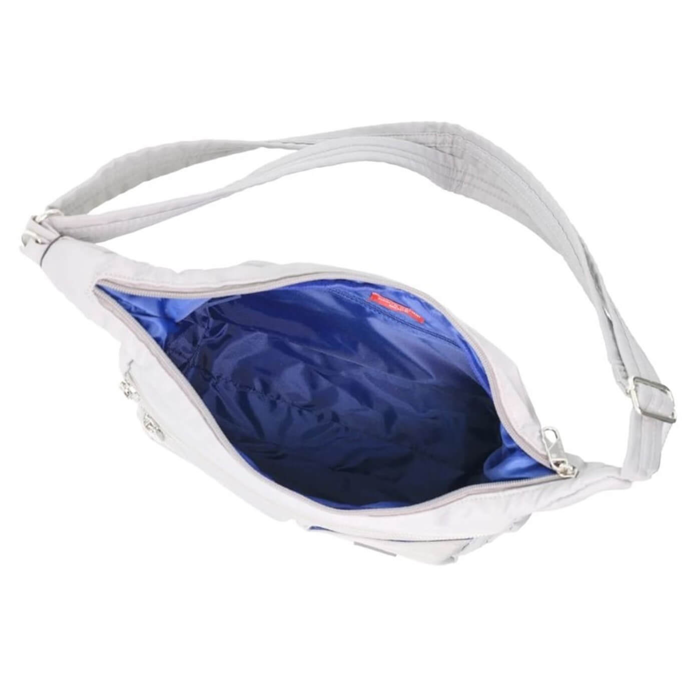 Pierre Cardin Ladies Nylon Anti-Theft RFID Crossbody Bag in Taupe