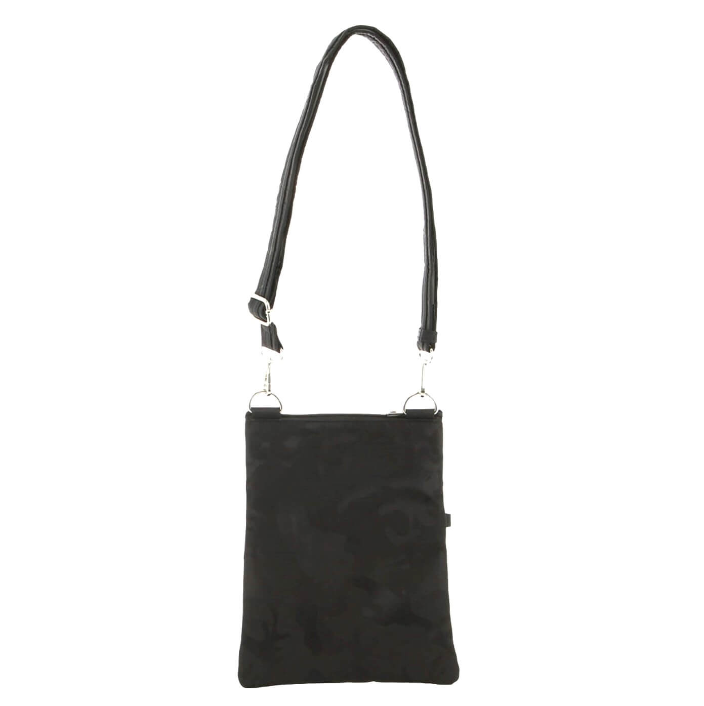 Pierre Cardin Nylon RFID Anti-Theft Crossbody Bag in Black-Camo