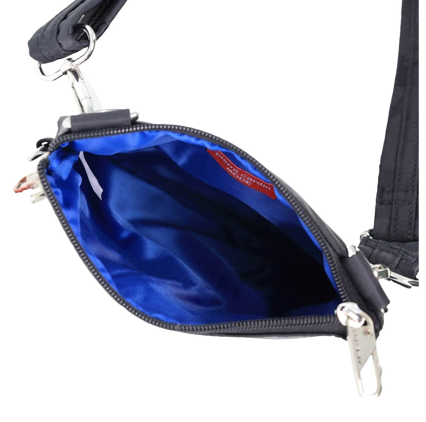 Pierre Cardin Nylon Anti-Theft RFID Crossbody Bag in Grey-Camo