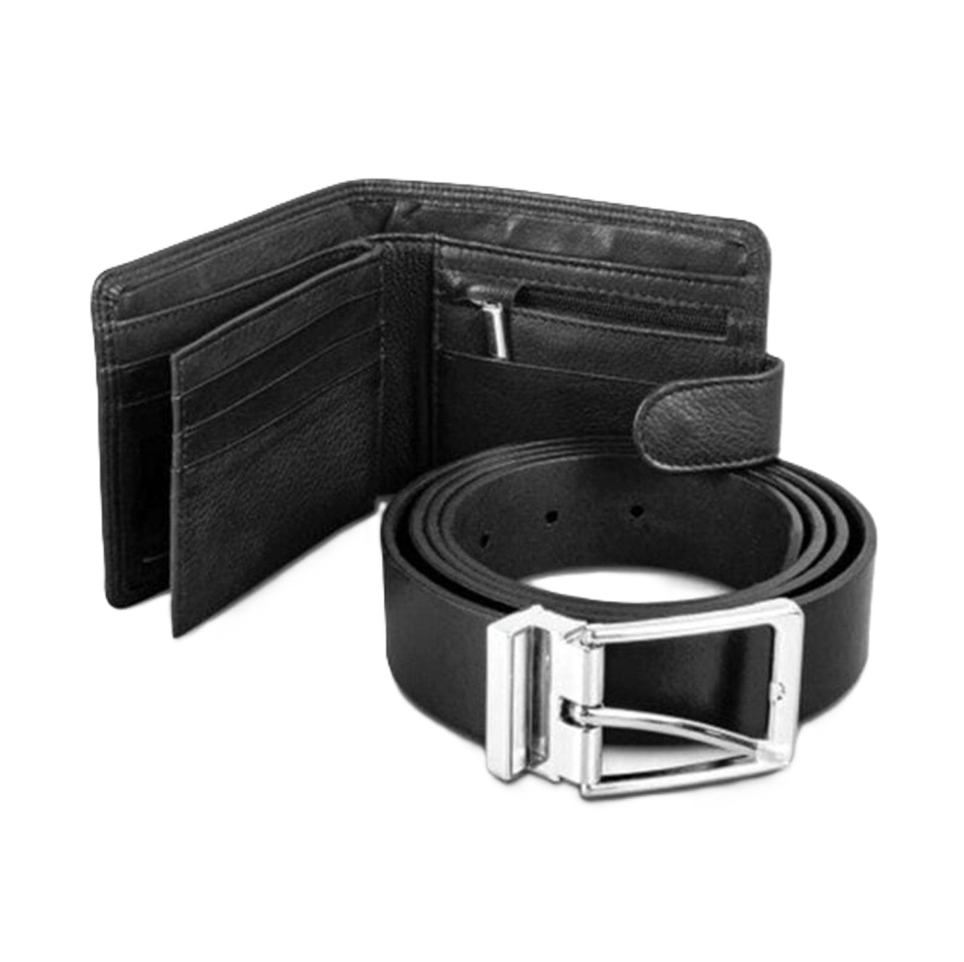 Pierre Cardin PC3326 Mens Leather Wallet-Belt Gift Set/Black