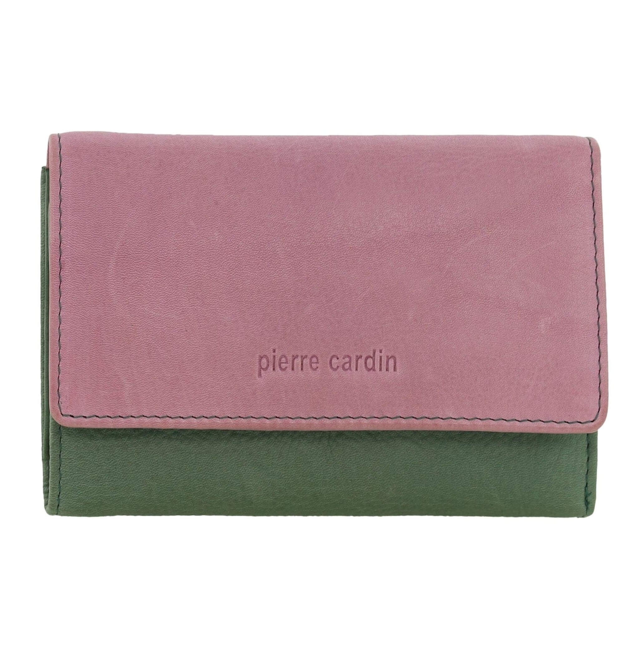 Pierre Cardin Multi-Colour Ladies Leather Tri-fold Wallet in Lavender