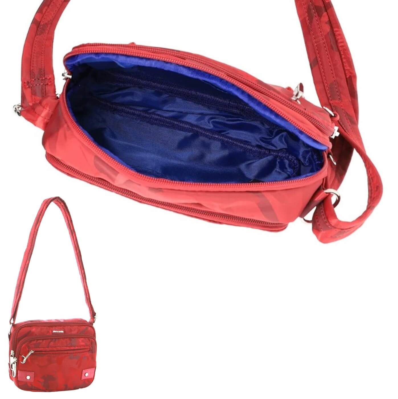 Pierre Cardin PC3269 Anti-Theft-RFID Cross Body Bag/Wine